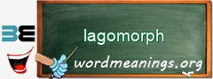 WordMeaning blackboard for lagomorph